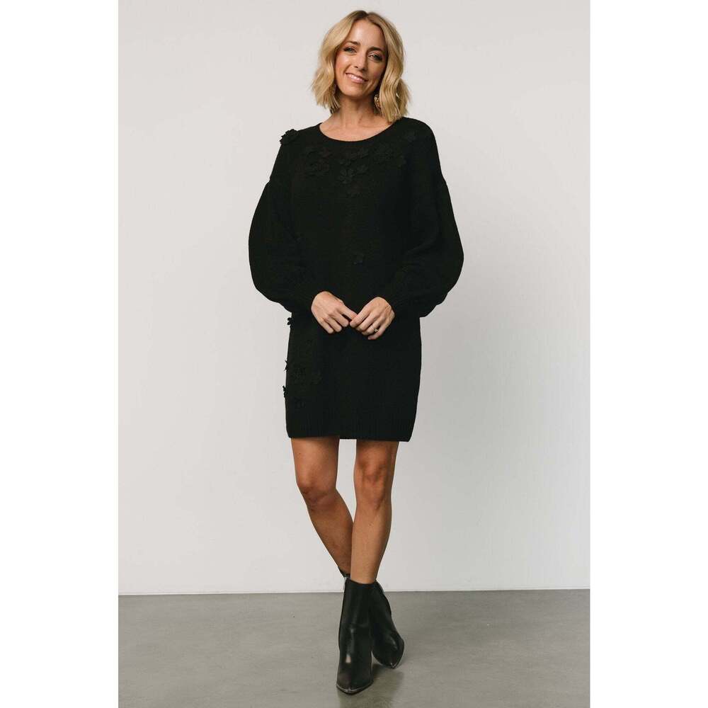 Baltic Born Black Sweater Dress